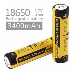 2 X Batería 18650 Recargable Premium Liitokala 3500mAh, 3.7V - Tienda8